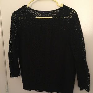 Lacy long sleeve top